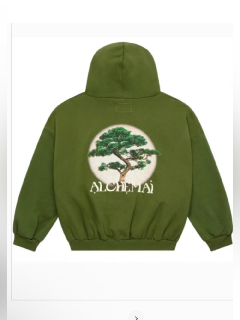 New Alchemai Green One Size Oversized Bonsai Hoodie by Mai Pham